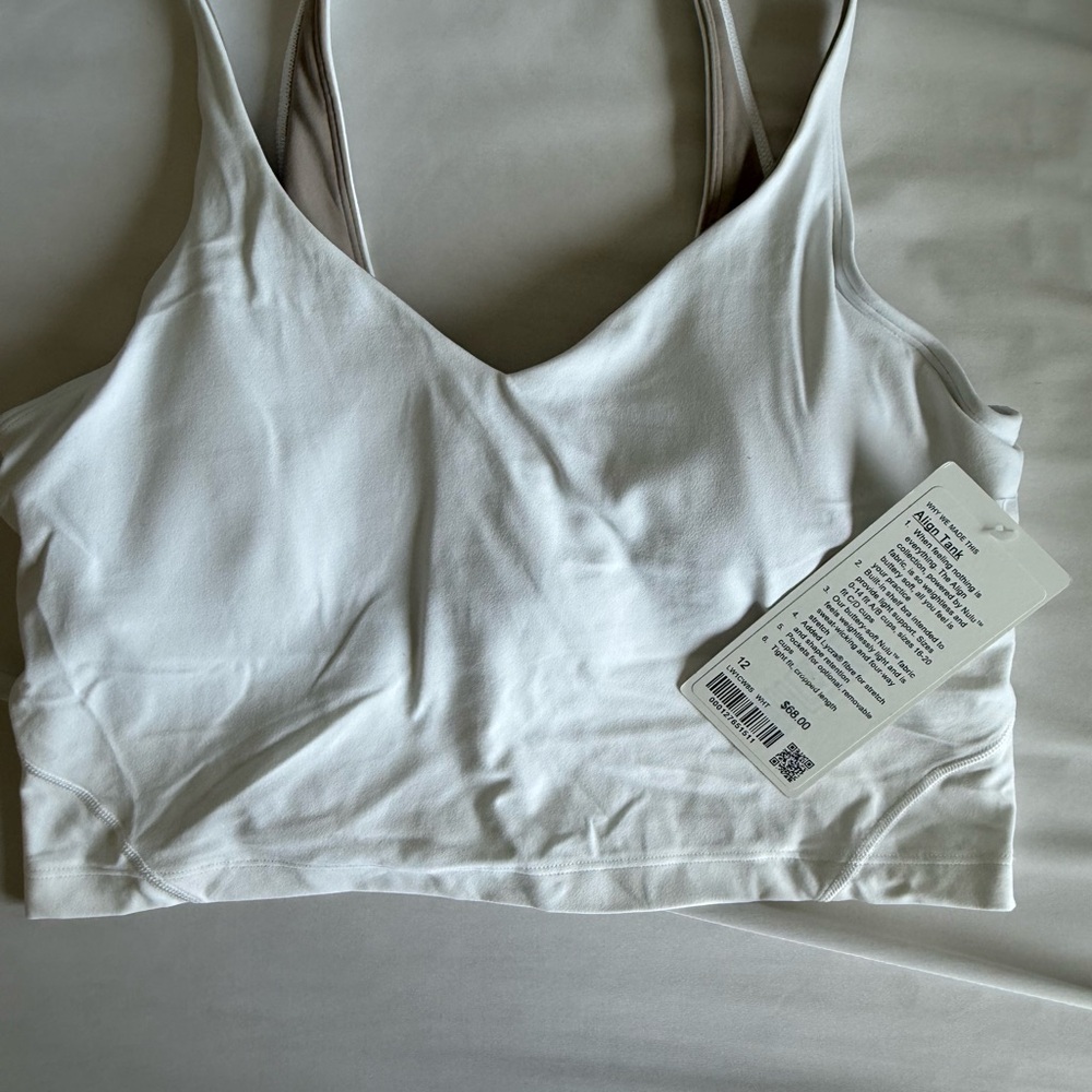 Lululemon White Align Tank